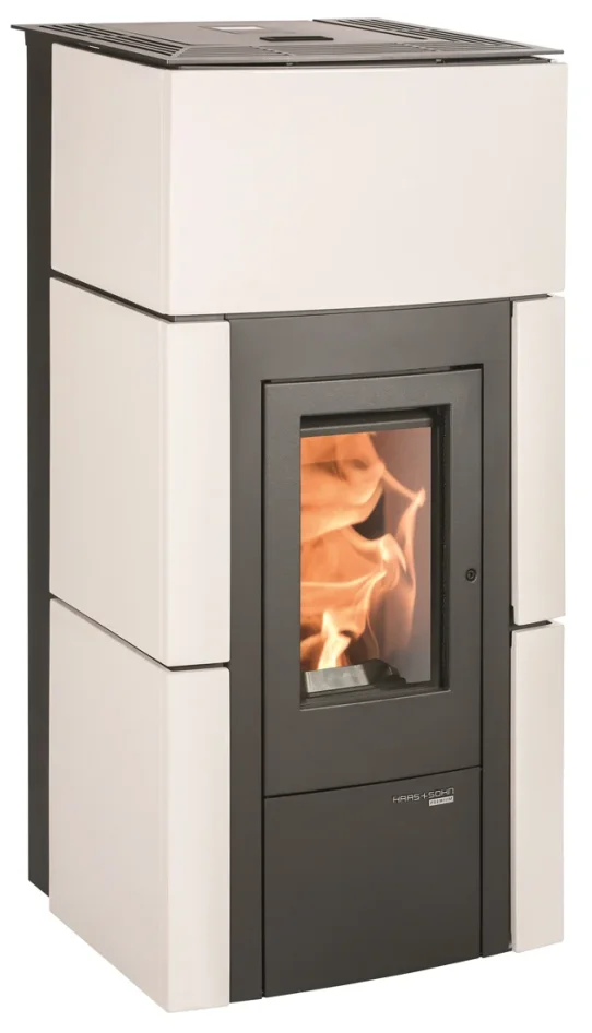 Peletová kamna HAAS+SOHN HSP 6 RUEDA C PGI BÍLÁ