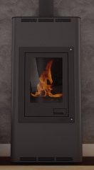 Krbová plechová kamna HS FLAMINGO AQUAFLAM 12 AR