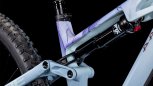 Celoodpružené elektrokolo CUBE STEREO HYBRID ONE44 HPC RACE PIGEONBLUE´N´ART 2025