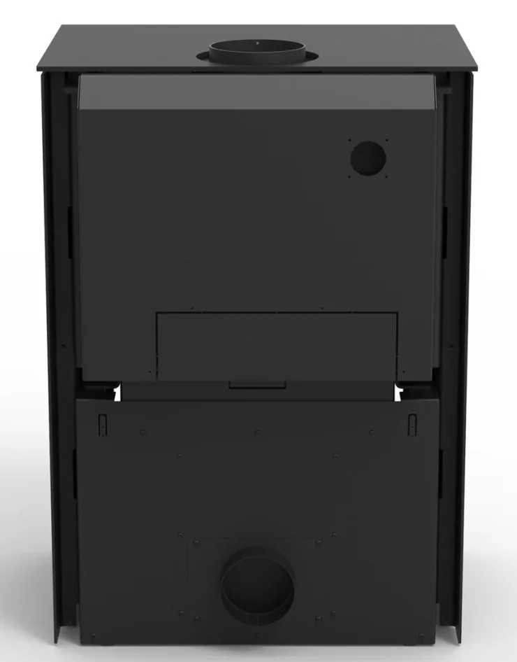 Kanadská krbová kamna OSBURN INSPIRE 2000 - zadní pohled