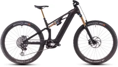 Celoodpružené elektrokolo CUBE STEREO HYBRID ONE44 HPC SLT LIQUIDLAVA´N´BLACK 2025