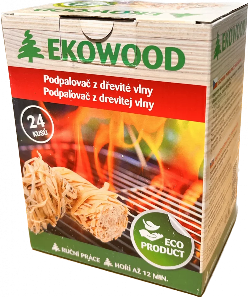 PODPALOVAČ DŘEVITÝ 24 KS
