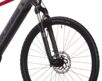 Elektrokolo CRUSSIS E-CROSS 9.11 715 WH 2026 detail vidlice Elektrokolo CRUSSIS E-CROSS 9.11 715 WH 2026 detail vidlice