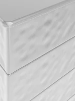 Krbová kachlová kamna HS FLAMINGO AQUAFLAM VARIO PERU 11/5 - bílá detail 