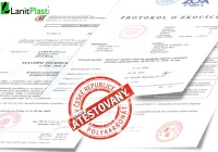 Zahradní skleník LANIT PLAST IDA 3300 certifikace