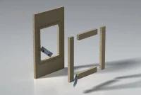 GRENACONTROL REVIZNÍ DVÍŘKA 40 X 50 - krok 1