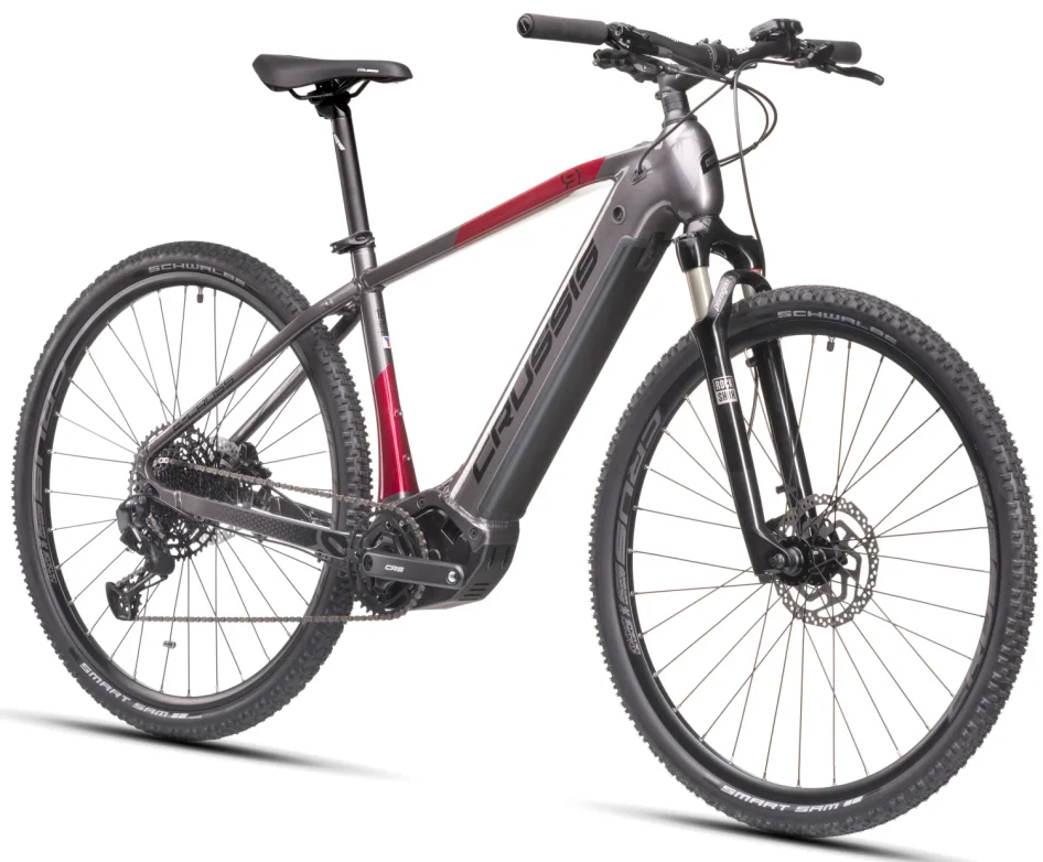 CRUSSIS E-CROSS 9.10 720 WH 2025 - Velikost rámu: 20" (výška 180 - 190 cm)