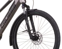 Elektrokolo CRUSSIS E-SAVELA 7.11 518 WH 2026 detail vidlice Elektrokolo CRUSSIS E-SAVELA 7.11 518 WH 2026 detail vidlice