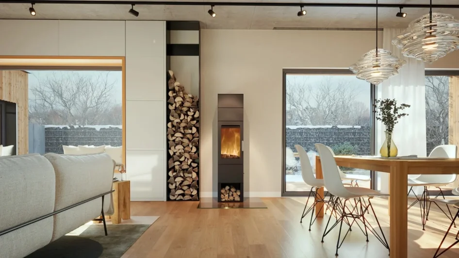 Krbová kamna BLAZE ELEMENT Q2+ 04 interiér