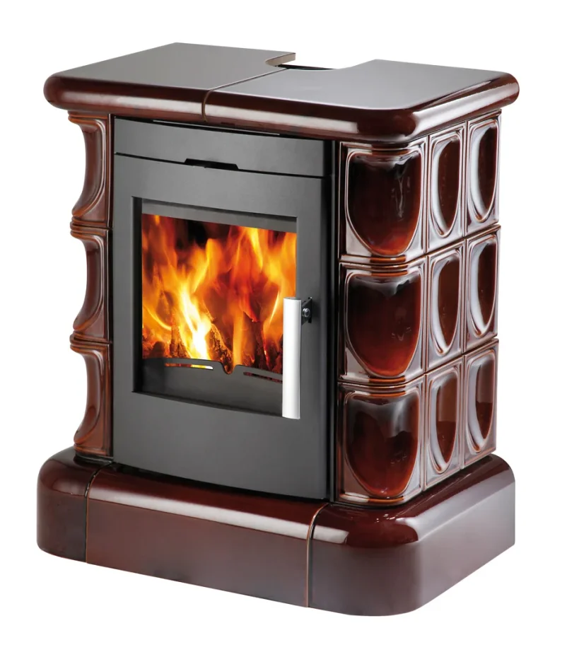 Krbová kachlová kamna HAAS+SOHN MANTA KACHLOVÝ TOP - hnědá II