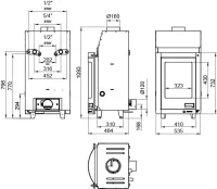Krbová vložka HS FLAMINGO AQUAFLAM 12 AR nákres panorama