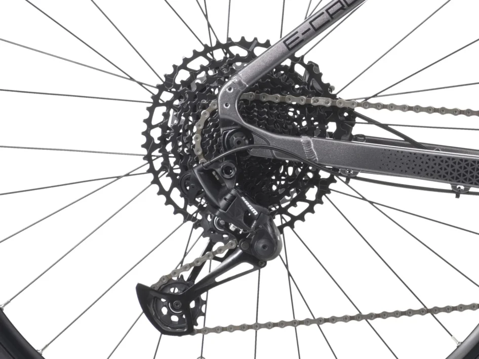 CRUSSIS E-CROSS LOW 9.10 720 WH 2025 - Velikost rámu: 16" (výška 160 - 170 cm)