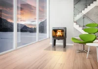 Litinová krbová kamna JOTUL F 305 LL ČERNÝ LAK v prostoru 2