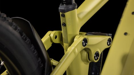 Celoodpružené elektrokolo CUBE STEREO HYBRID ONE22 RACE DRYGREEN´N´OLIVE 2025