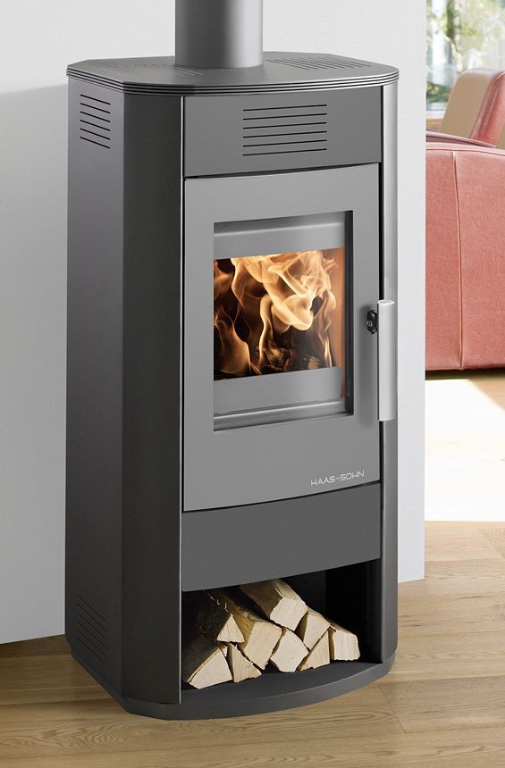 Krbová kamna HAAS+SOHN SALERNO II ANTRACIT/SVĚTLE ŠEDÁ