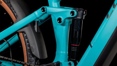 CUBE STEREO HYBRID ONE44 EX SCUBABLUE´N´BLACK 2025