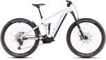 Celoodpružené elektrokolo CUBE STEREO HYBRID ONE44 EXC METALLICWHITE´N´BLACK 2025