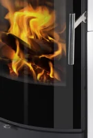 Krbová kachlová kamna ROMOTOP LAREDO 01 AKUM - detail ovládacích prvků