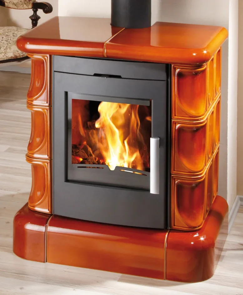 Krbová kachlová kamna HAAS+SOHN MANTA KACHLOVÝ TOP - medovník