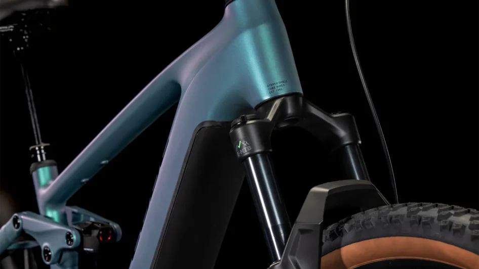 CUBE STEREO HYBRID ONE22 RACE SMARAGDGREY´N´BLACK 2025