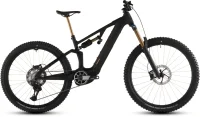 Celoodpružené elektrokolo CUBE AMS HYBRID 177 C:62 AT CARBON´N´GOLD 2026