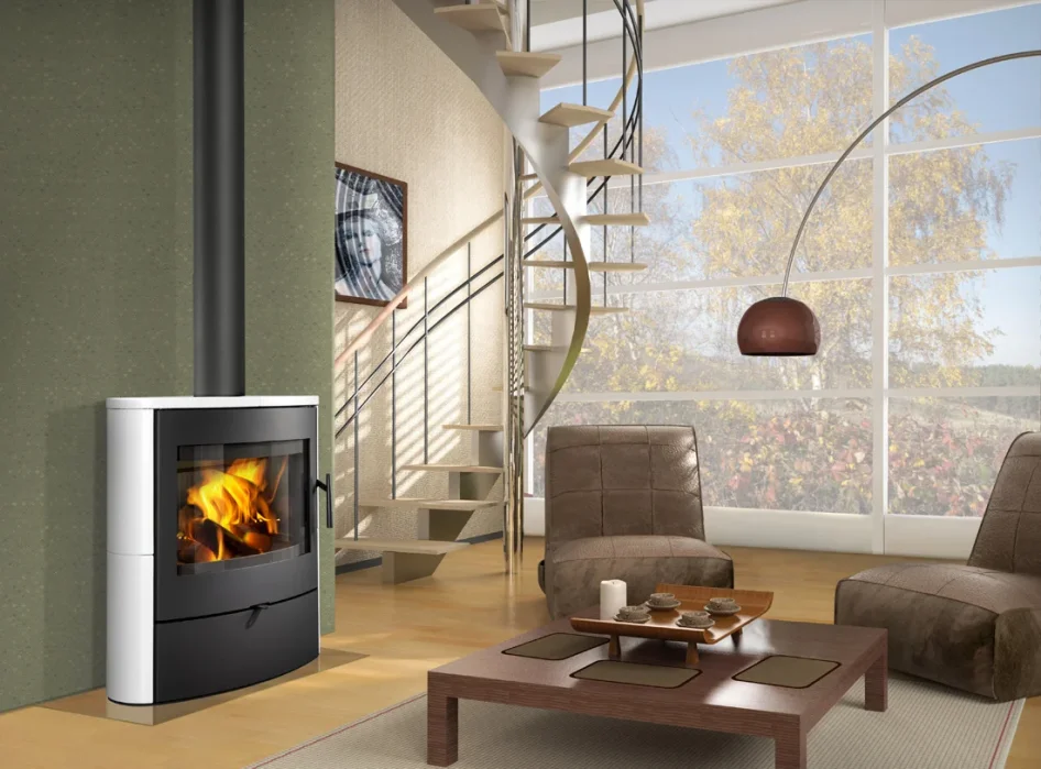 Krbová kachlová kamna ROMOTOP NAVIA 01- v interiéru I
