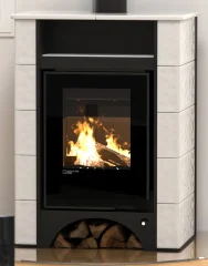 Krbová kachlová kamna HS FLAMINGO AQUAFLAM VARIO PERU 11/5 ER