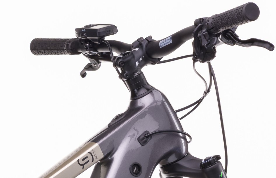 Elektrokolo CRUSSIS E-FIONNA 9.11 715 WH 2026 detail řídítek