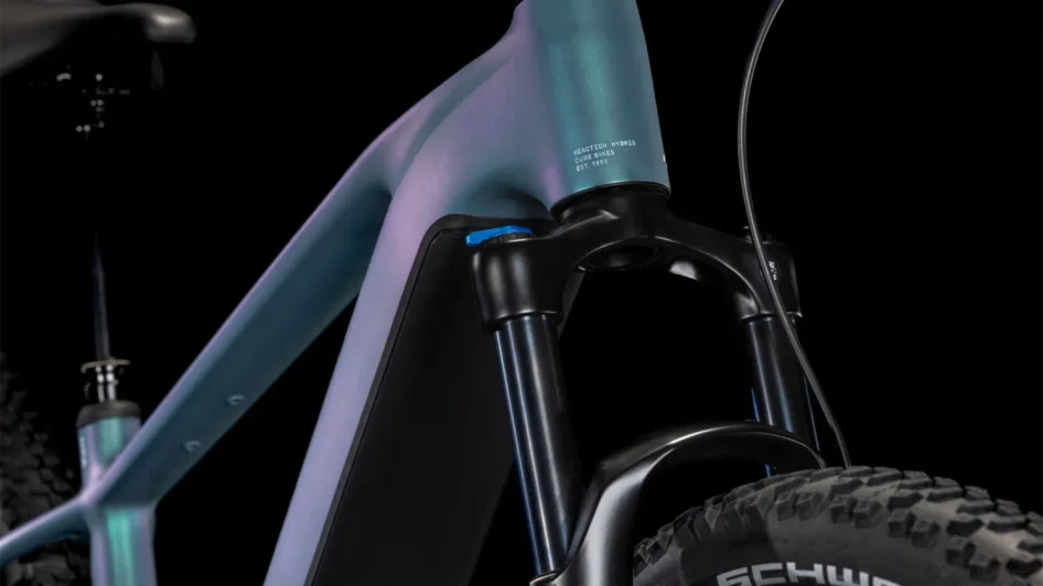 CUBE REACTION HYBRID PRO 600 WH SMARAGDGREY´N´PRISM 2025 - Velikost rámu: S (výška 160 - 170 cm)