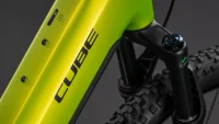 Elektrokolo CUBE REACTION HYBRID RACE EASY ENTRY LIZARD´N´BLACK 2026 detail rámu