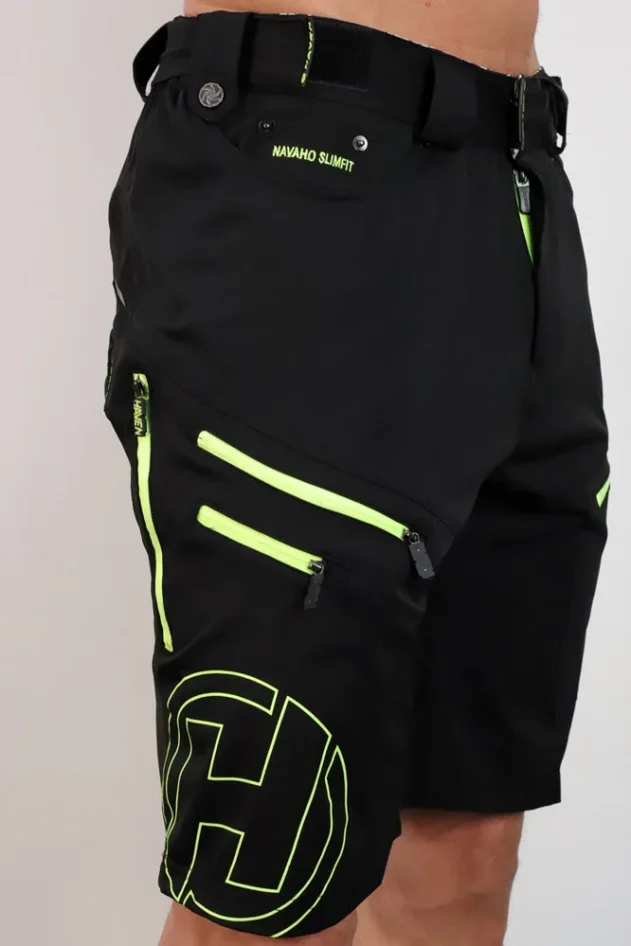 HAVEN CYKLOKRAŤASY NAVAHO SLIMFIT MEN BLACK/GREEN