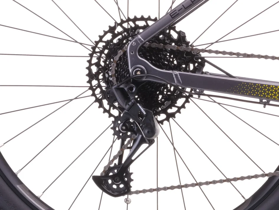 Elektrokolo CRUSSIS E-LARGO 9.11 715 WH 2026 detail přehazovačky