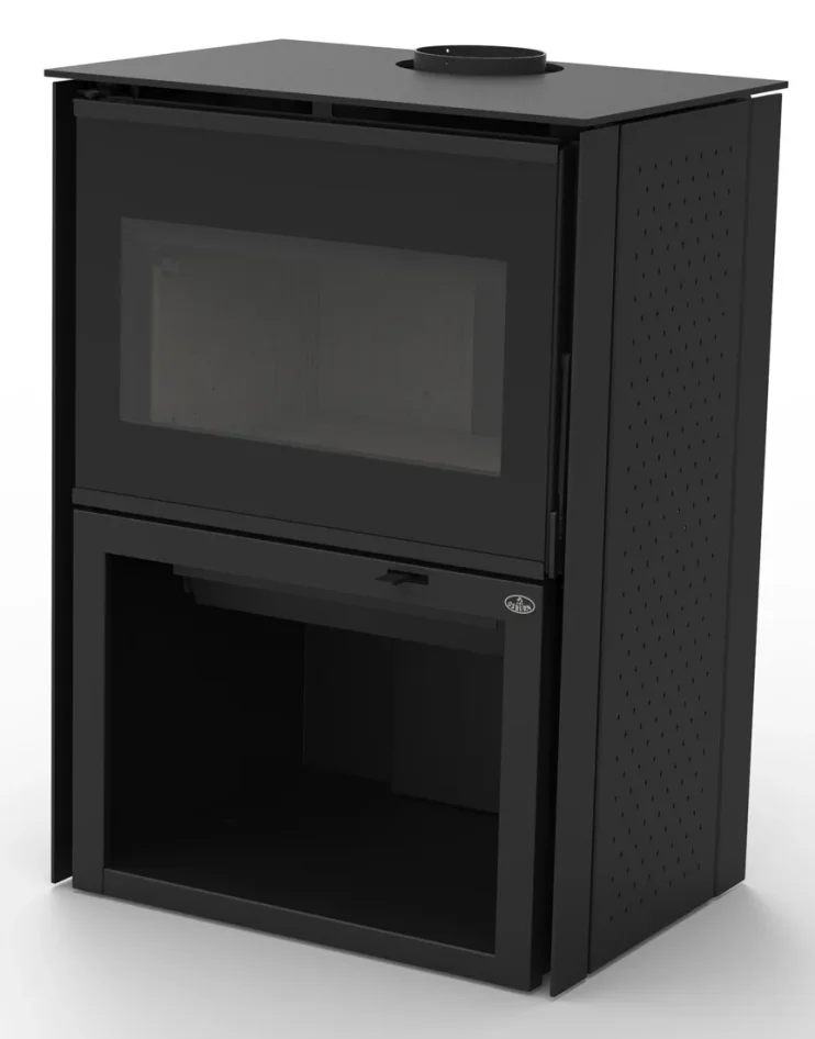 Kanadská krbová kamna OSBURN INSPIRE 2000 - zprava