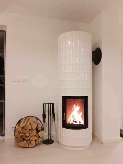 Instalace krbových kamen Brunner Scandiline Exposi Modern Art - Hostivice 3